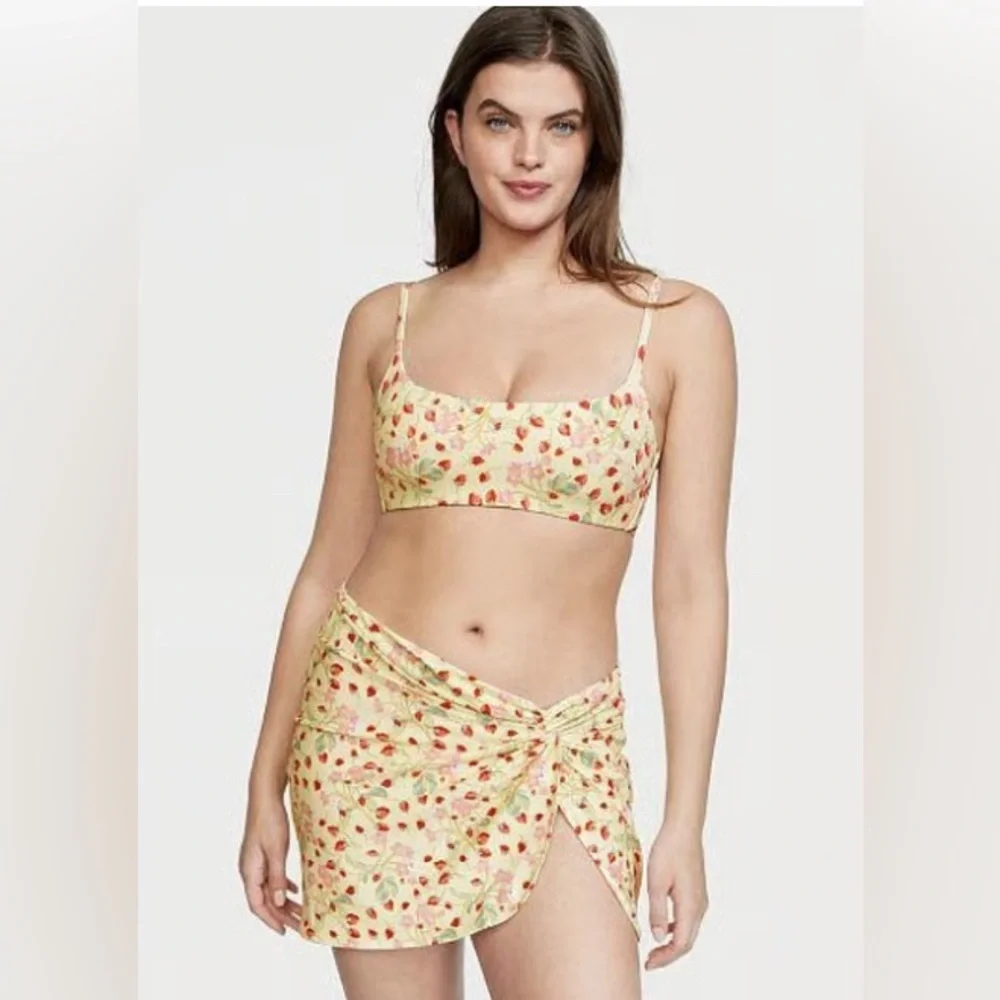 NWT Victoria's Secret Essential Scoop One-Piece Swimsuit Size L/Coverup Size M/L - Picture 16 of 16